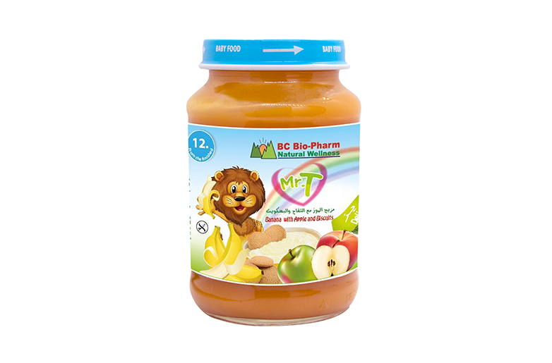 BABAY FOOD BANANA,BISCUIT,APPLES